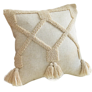 Cushion Covers Indian Style Handmade Tufted Pillowcase Geometric Modern Minimalist Hot-selling Cushion Case Cute Pillow Cover