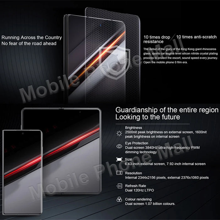 2024 Original HONOR Magic V2 RSR Folded Screen 5G Phone Snapdragon 8 Gen 2 MagicOS 7.2 Battery 5000mAh NFC Smartphone