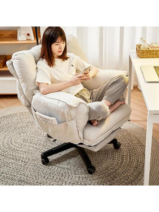 Lazy Computer Chair Home Dormitory Sofa Chair Comfortable Sedentary Study Chair Backrest Electric Competition Reclining Desk