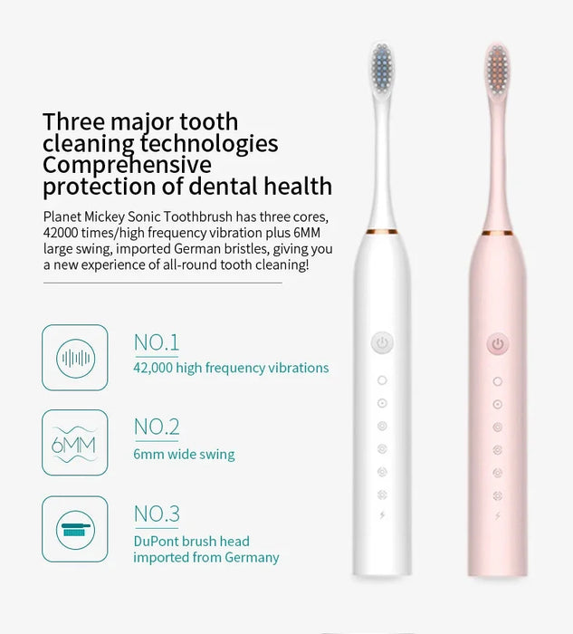 Whitening Electric Toothbrush With Wireless 2023 Adult New 5 Speed Electric Toothbrush Eco Electric Toothbrush