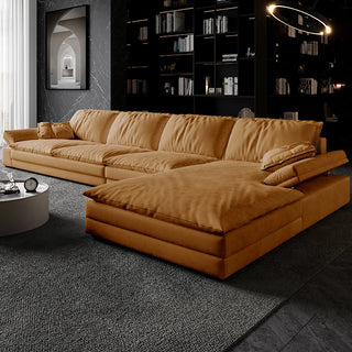 Sectional Living Room Sofa Longue Armchair designer Relaxing Modern 3 Seater Sofa white Luxury Floor italian Home Furniture
