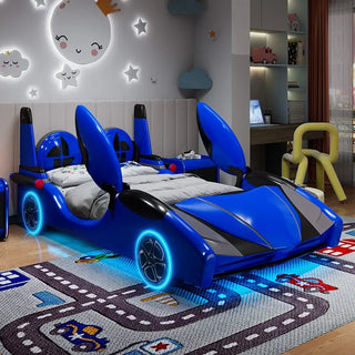 Children bedroom Kids Race Car Bed Beds Sale Kids Car Shape Bed furniture solid wood frame fashion design