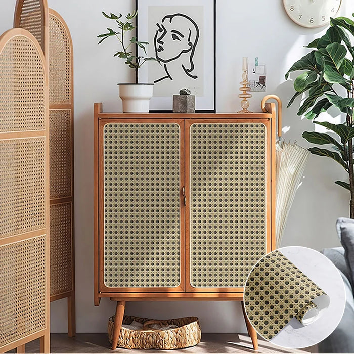 3d Rattan Wallpaper Home Decor Peel And Stick Vinyl Plaid Self Adhesive Wallpapers Furniture Cabinet Sticker Self Adhesive Paper