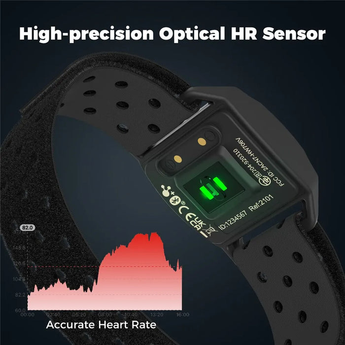 COOSPO Heart Rate Monitor Armband Optical Fitness Outdoor Beat Sensor Bluetooth 4.0 ANT For Garmin Wahoo Bike Computer