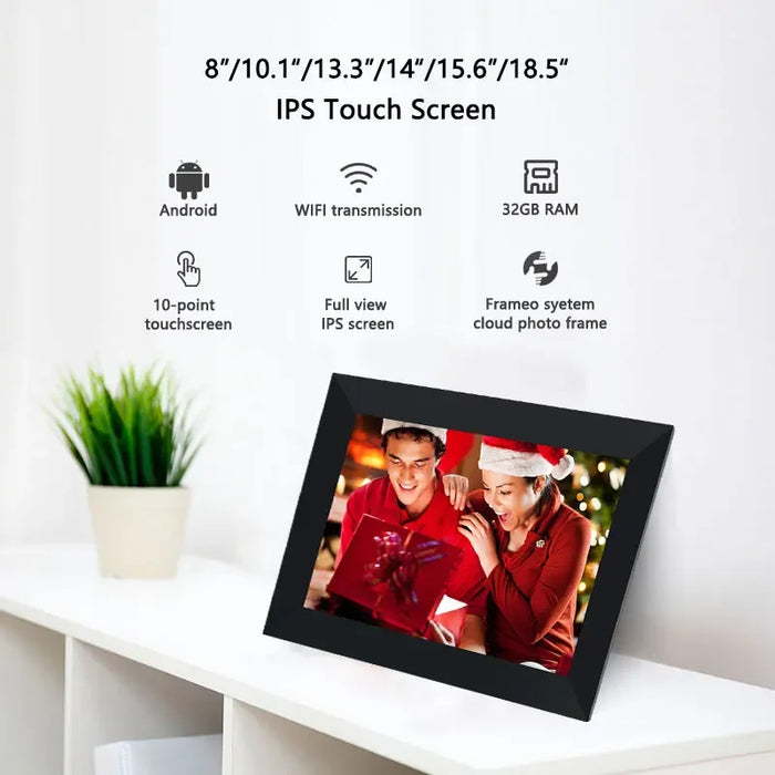 Bozz 10 Inch Android Digital Electronic Acrylic Picture Wifi Cloud Memory Album Frame Video Digital Photo Frame