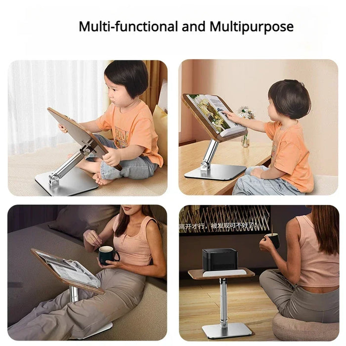 Eary Reading Stand 23-31cm Height Adjustable Tablet Stand Holder Desktop IPad Stand 180° Angle Adjustable Book Bracket