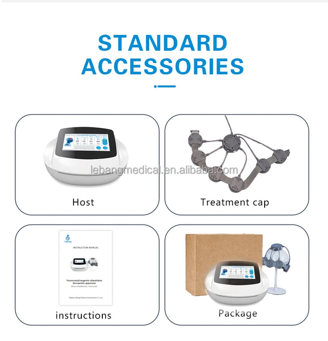 rTMS Transcranial Magnetic Stimulator Parkinson's Disease Insomnia Anxiety Depression Treatment Instrument