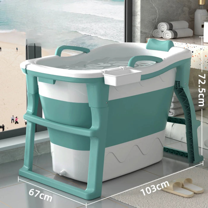 Body Wash Tub Foot Bath Bucket Roller Foldable Adult Large Folding Home Spa Fomentation Machine Tina Plegable Portable Bathtub