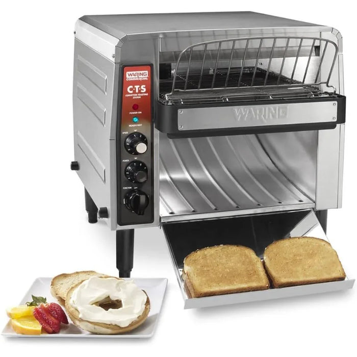 Waring Commercial CTS1000 Coneyer Toaster, 450 Slices per hour, 120V, 1800W, 5-15 Phase Plug