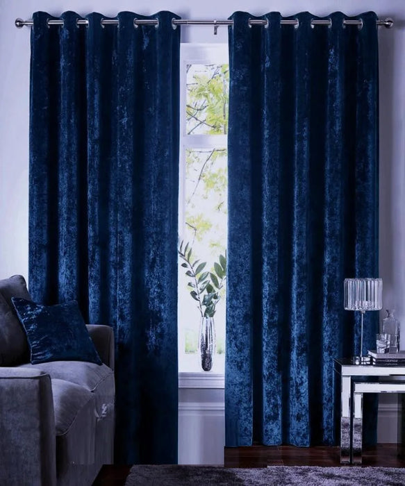 38 Colors Black Velvet Curtains 108 inches - Blackout Soft Velvet Panel Drapes for Bedroom Thermal Insulated Window Treatment