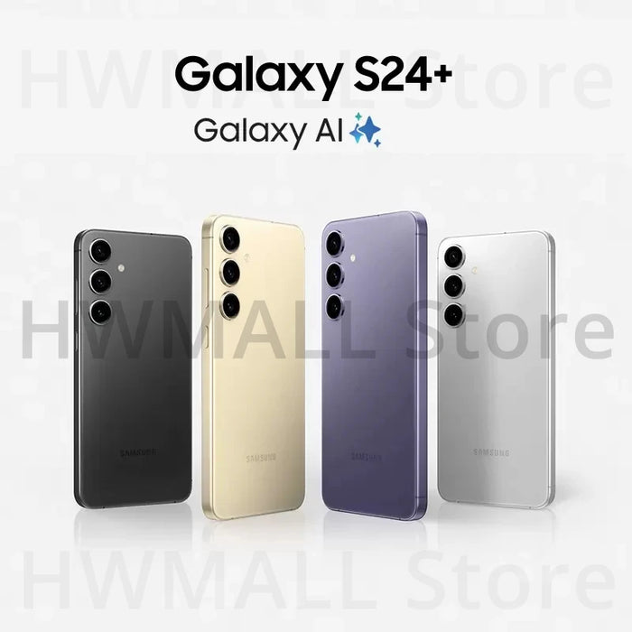 2024 New Samsung Galaxy S24 Plus AI Smartphone Snapdragon 8 Gen 3 50MP Wide Camera 6.7" Dynamic AMOLED 2X Display 45W 4900 mAh