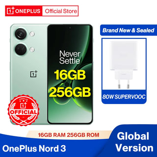 2023 OnePlus Nord 3 5G Global Version 8GB 128GB MediaTek Dimensity 9000 120Hz Super Fluid AMOLED Display 80W SUPERVOOC Charge