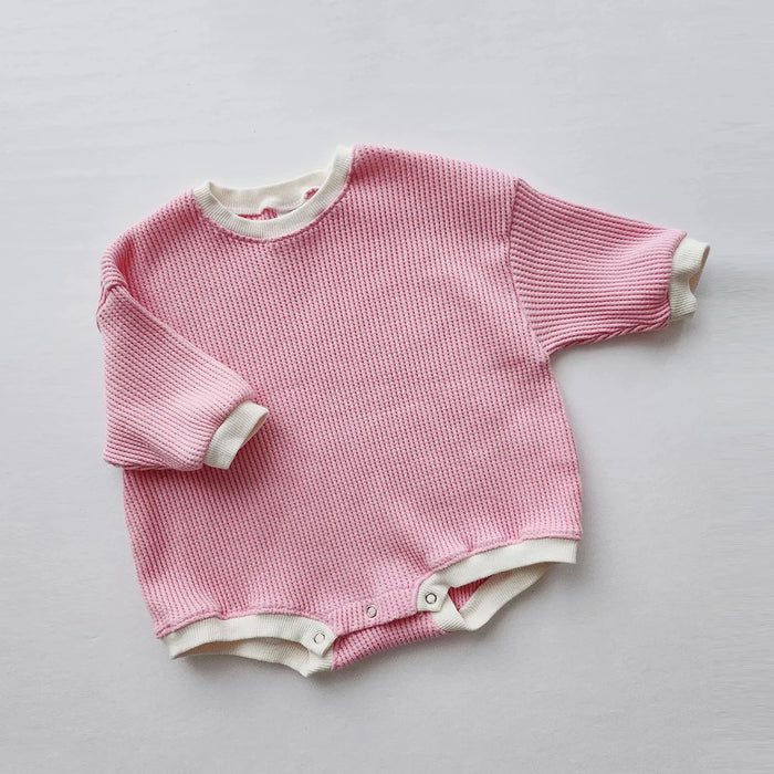 Baby Boys Girls Bodysuit Long Sleeve Cotton Baby Clothes Candy Color Newborn Babe Jumpsuit Clothing Baby Girl Clothes