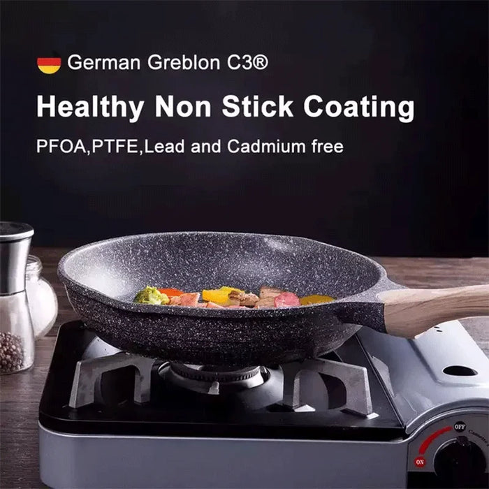 JEETEE OEM 23PCS Die Cast Aluminum Nonstick Granite Coating Cooking Pot Set Aluminum And Cookware Sets Nonstick Aluminum