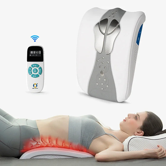 New 2023 Hot Selling Lumbar Vertebra Physiotherapy Machine Waist Muscle Relaxing Massage  Back Stretcher Support