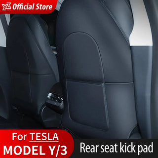 YZ For Tesla Model 3 Model Y Front Seat Child Anti-kick Pads For TESLA Car Seat All Inclusive Anti Dirt Cover Modely Accessories