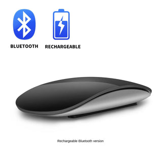 Bluetooth Wireless Magic Mouse Silent Rechargeable Laser Computer Mouse Slim Ergonomic PC Mice for Apple Macbook Microsoft