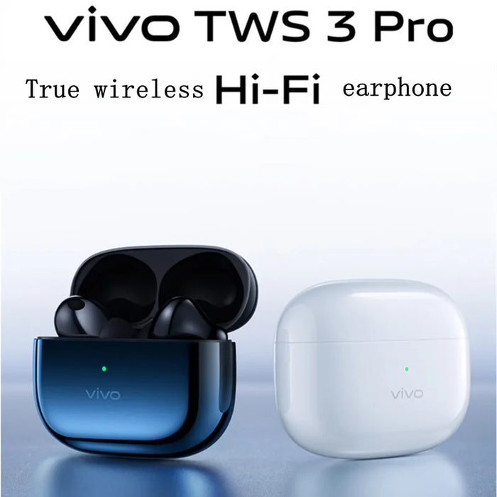 Vivo Tws 3 Pro Earphone True Wireless Bluetooth Headphone Blue White General In-Ear Earplugs Smart Touch Genuine Long Life Real