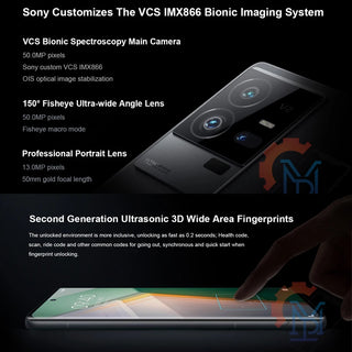 Original Vivo IQOO 11 Pro 5G Mobile Phone 6.78" 144Hz Screen Snapdragon 8 Gen 2 Octa Core Android 13 200W SuperCharge Smartphone