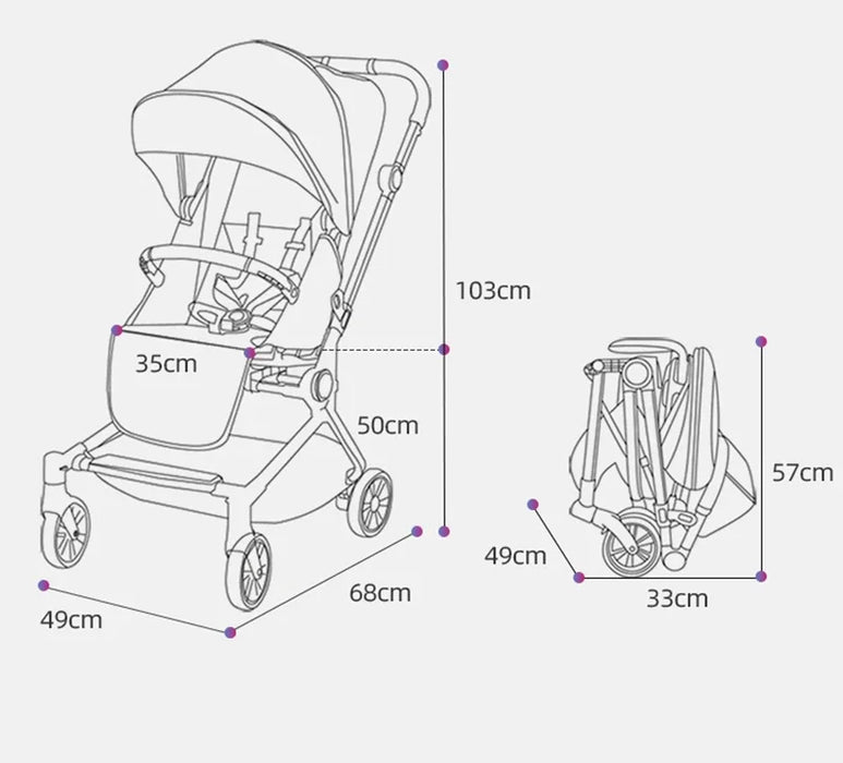 360 Degree Rotation Function,Hot Mom Baby Carriage  Pushchair Pram Baby Stroller