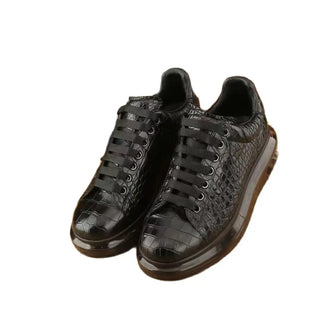 BATMO 2023 new arrival Fashion crocodile skin causal shoes men,real leather snakers PDD218