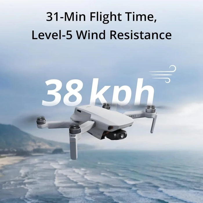 Mini 2 SE, Lightweight Mini Drone with QHD Video, 10km Max Video Transmission, 31-Min Flight Time, Under 249 g