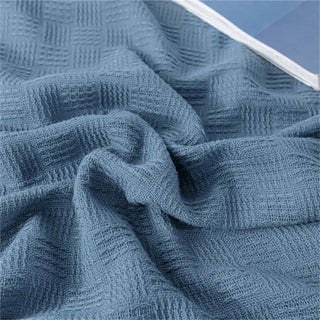 Soft Cozy 100% Cotton Throw Blanket Wide 100cm/150cm/180cm/200cm Plain Knitted Sofa Bed Cover Bedspreads Home Decor Thin Blanket