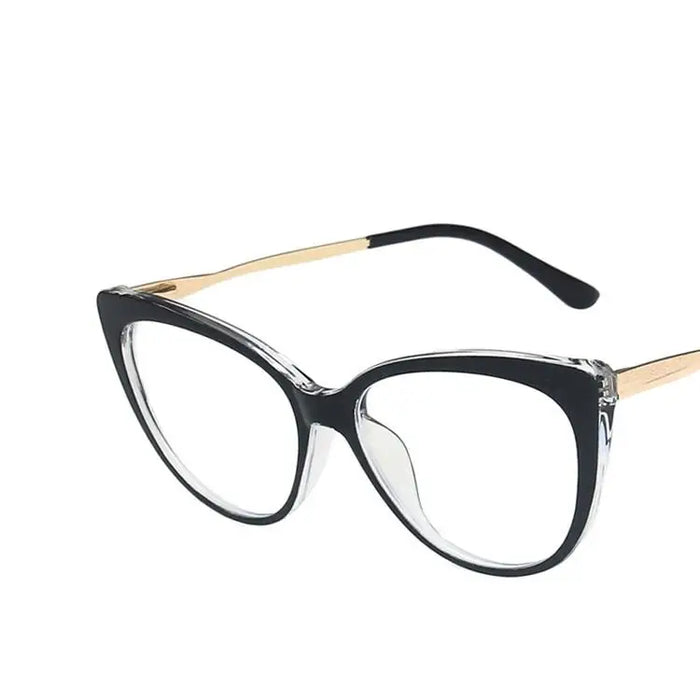 2023 new flat lens blue light proof cat eye vintage eyeglass frame glasses frame