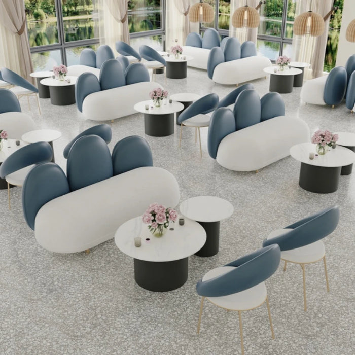 Beauty Salon Clothing Store Negotiation Sofa Milk Tea Shop Table and Chair Set Coffee Shop Dessert Shop Western Restaurant  Sofa