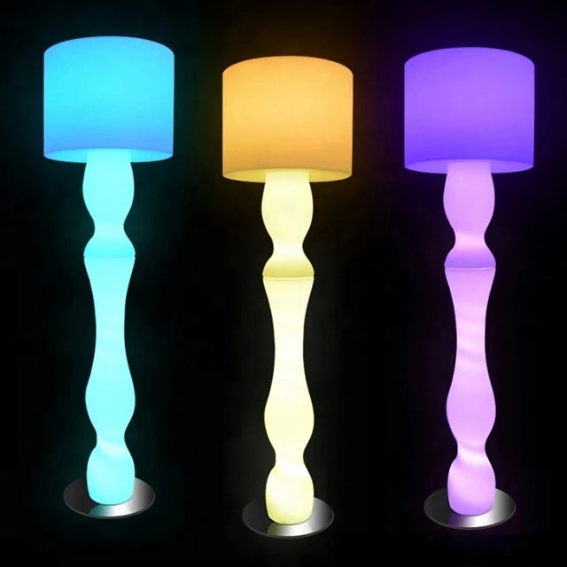 2022 New Arrival Creative Lighting Rechargeable PE Plastic Led Floor Lamp