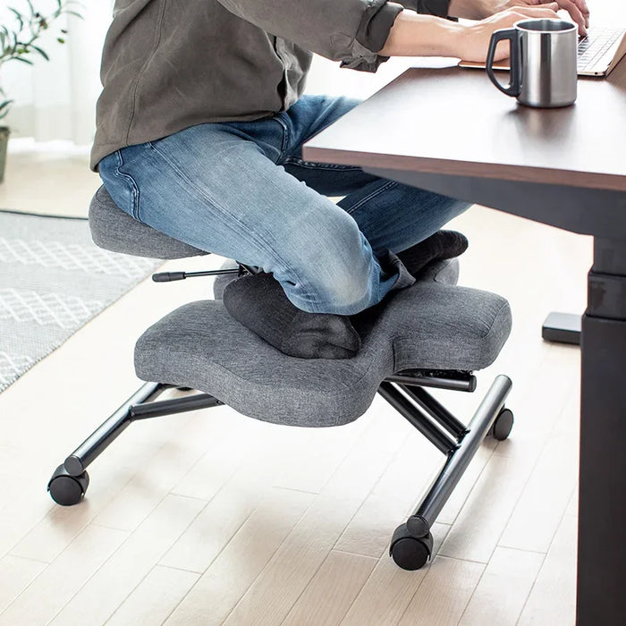 Kneeling Chair - Home Office Ergonomic Computer Desk Stool For Active Sitting Relieving Back and Neck Pain & Improving Posture