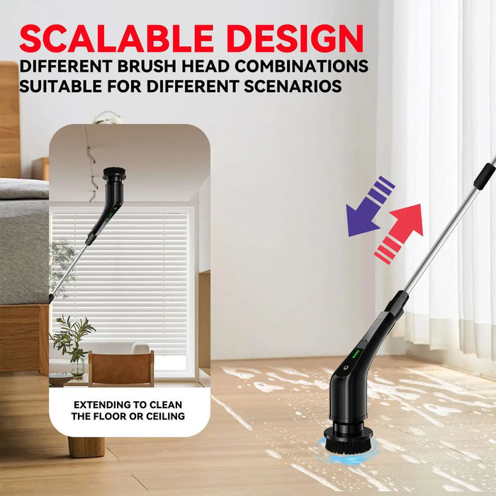 Multifunctional Wireless Electric Cleaning Brush For Floor Cleaning Household Cleaning Brush Toilet Cleaning Window Bathroom