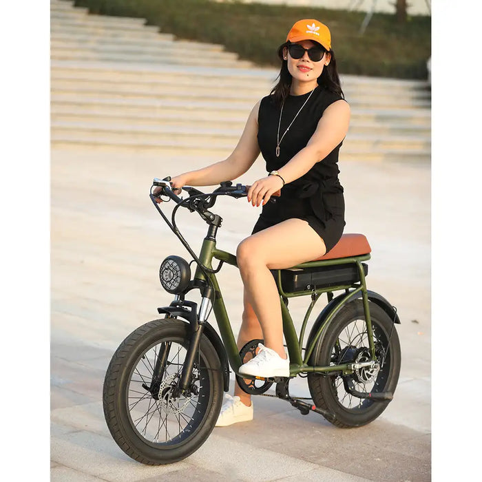 ESWING ESBike-01 20 Inch Electric Mountain Bike 500W 48V EBike Fat Tire Electric Bike For Adults