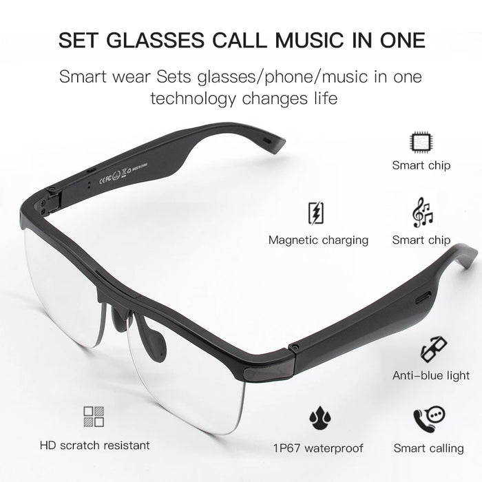 Block Blue Light Wireless Music Sunglasses Osteoconduction 5.0 Wireless Prices Film Music Smart Glasses