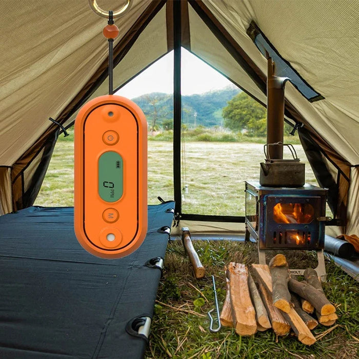 Travelling IP68 waterproof outdoor tent camp CO alarm checker portable carbon monoxide camping perimeter alarm