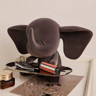 Elephant tray storage decorative ornaments Entry key storage decorations Living room TV cabinet home product Housewarming gift