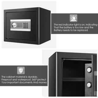 Drawer Safe Box Electronic Security Safe Box Digital Lock Safe for Home and Office Use