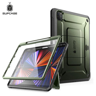 SUPCASE For iPad Pro 12.9 Case (2022/2021/2020) UB Pro Full-Body Rugged Kickstand Protective Case with Built-in Screen Protector