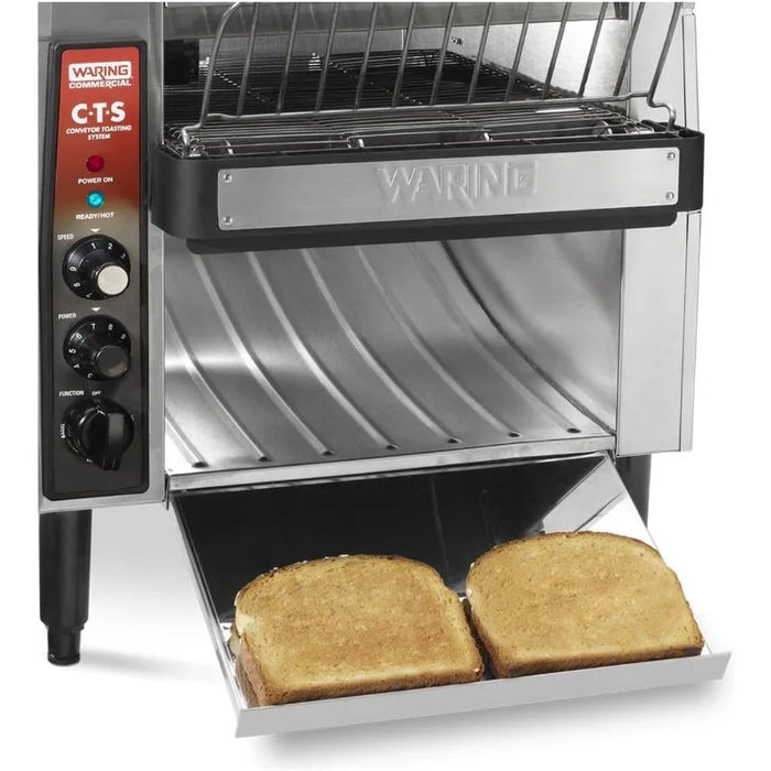 Waring Commercial CTS1000 Coneyer Toaster, 450 Slices per hour, 120V, 1800W, 5-15 Phase Plug