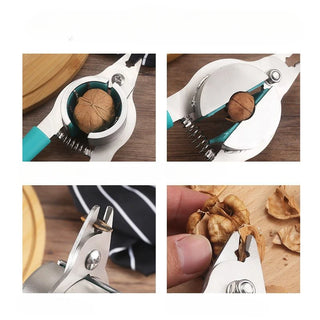 Stainless Steel Walnut Clips Household Durable Pecan Kitchen Tools Melon Seed Sheller Nut Versatile Multifunctional Nut Clip New
