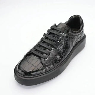 BATMO 2024 new arrival Crocodile Skin causal shoes men,male Genuine leather shoes 028