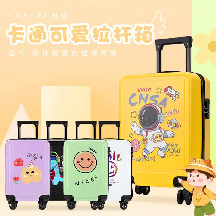 Children's suitcase check-in free boarding box Fashion 18 "small pull rod box 2023 new ins wind travel box