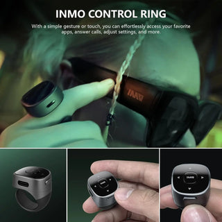 INMO Air2 AR Smart Glasses Dual Screen Touch Portable HD Full Color Display Mobile Computer Screen Projection Translation Prompt