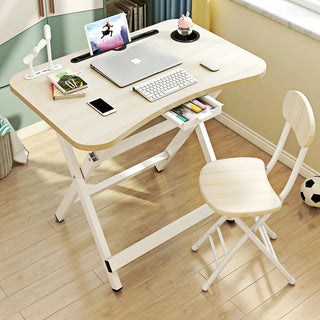 Children Tables Simple Household Folding Student Desk and Chair Combination Children's Study Desk Writing Tables and Chair Set