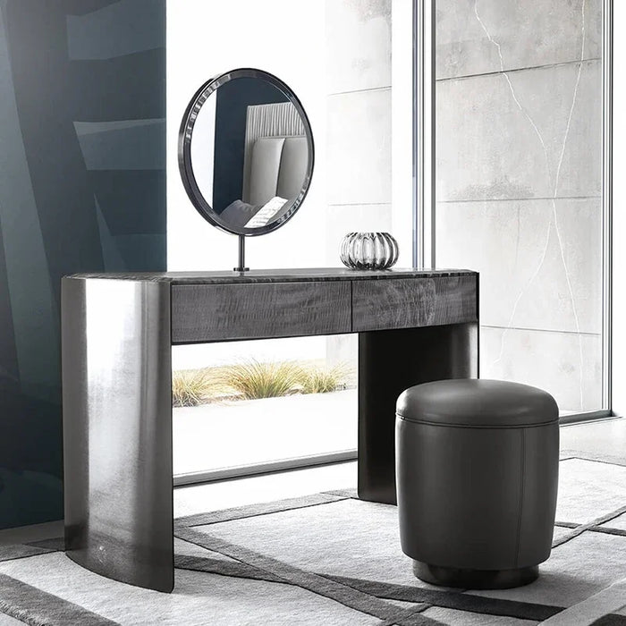 Modern minimalist dressing table bedroom high-end designer large apartment Italian minimalist dressing table