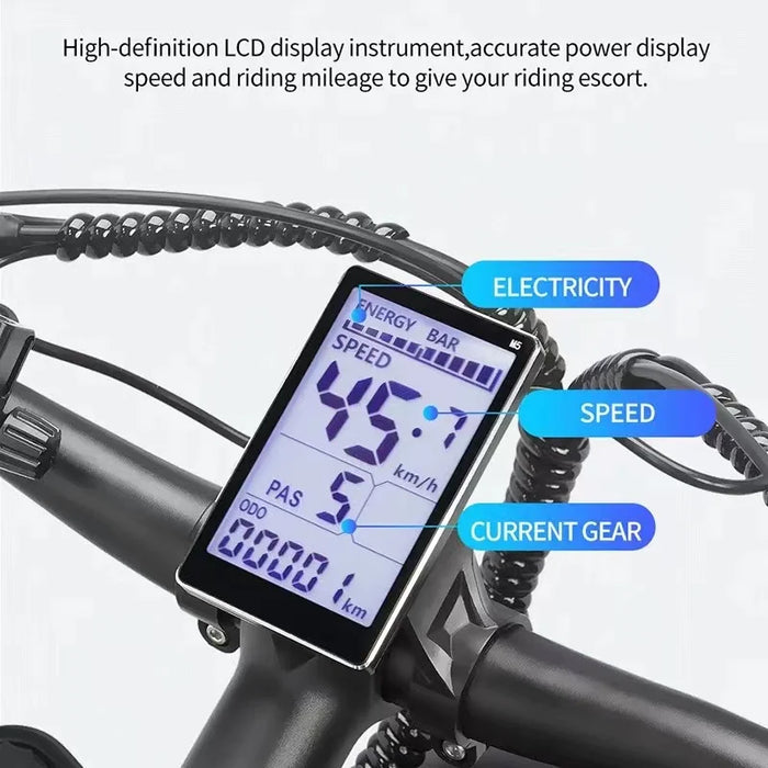 Folding E Bike Ridstar H26 PRO 1500W Motor 23AH Battery Electric Bicycle Hydraulic Brake 26*4.0 Inch Fat Tire Electric Bike