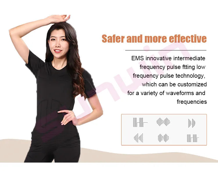 Whole Body Slimming Electrostimulation Fitness Personal Ems Training Suit  Train  Machine  For Gym