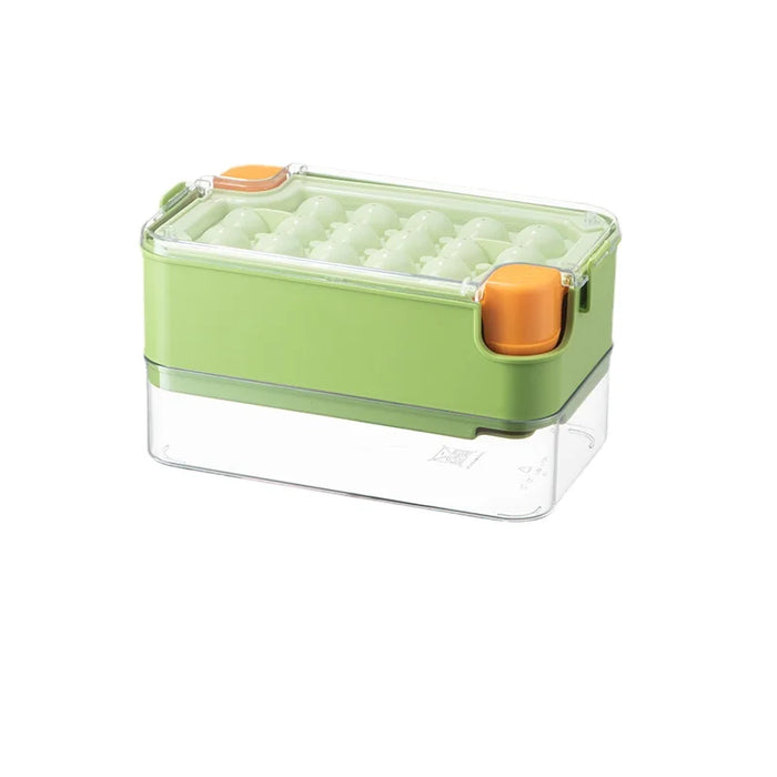 Silicone Ice Cube Mold Household Refrigerator Large Capacity Ice Box Press with Lid Frozen Food Grade Mini Ice Grid Kitchen Tool