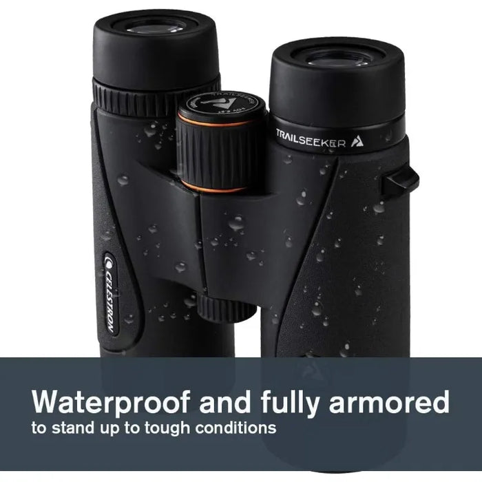 TrailSeeker 8x42 Binoculars – Fully Multi-Coated Optics – Binoculars for Adults – Phase and Dielectric Coated BaK-4 Prisms