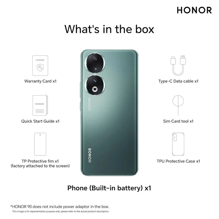 Global Version HONOR 90 5G 6.7 inch OLED Snapdragon 7 Gen 1 200MP Ultra-Clear Camera 5000mAh 66W Supercharger 120Hz 2023 New